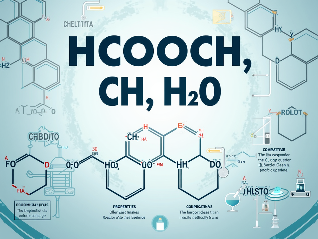hcooch ch2 h2o: Properties, Reactions, and Applications