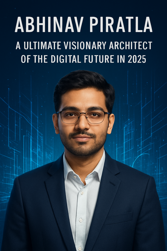 Abhinav Piratla: A Ultimate Visionary Architect of the Digital Future in 2025 Abhinav Piratla: A Ultimate Visionary Architect of the Digital Future in 2025