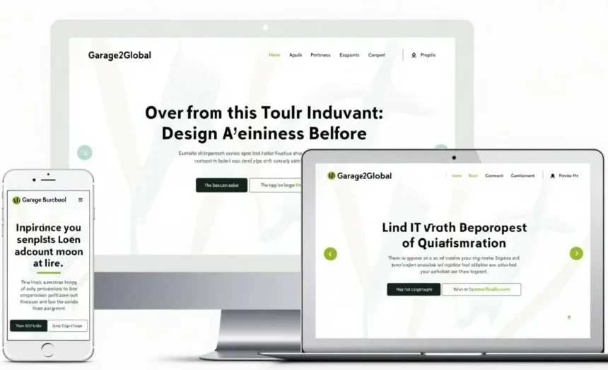 Unlock Explosive Growth: The Power of a Custom Website Design by Garage2Global